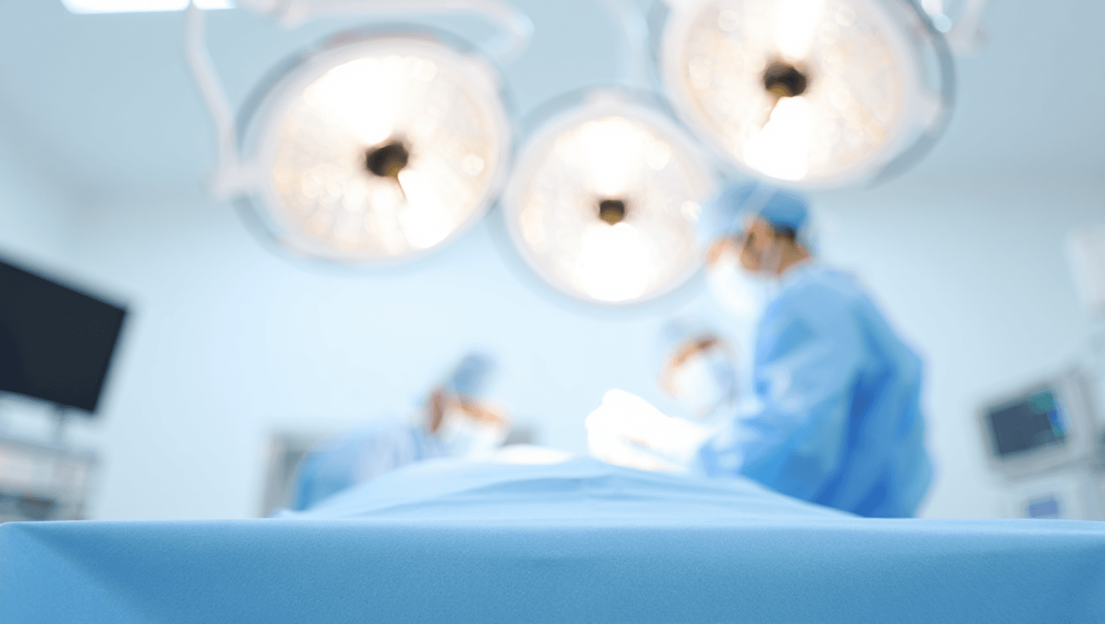 Surgeons in a modern operating room